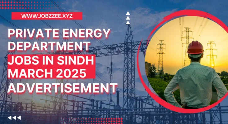 Private Energy Department Jobs in Sindh March 2025 Advertisement